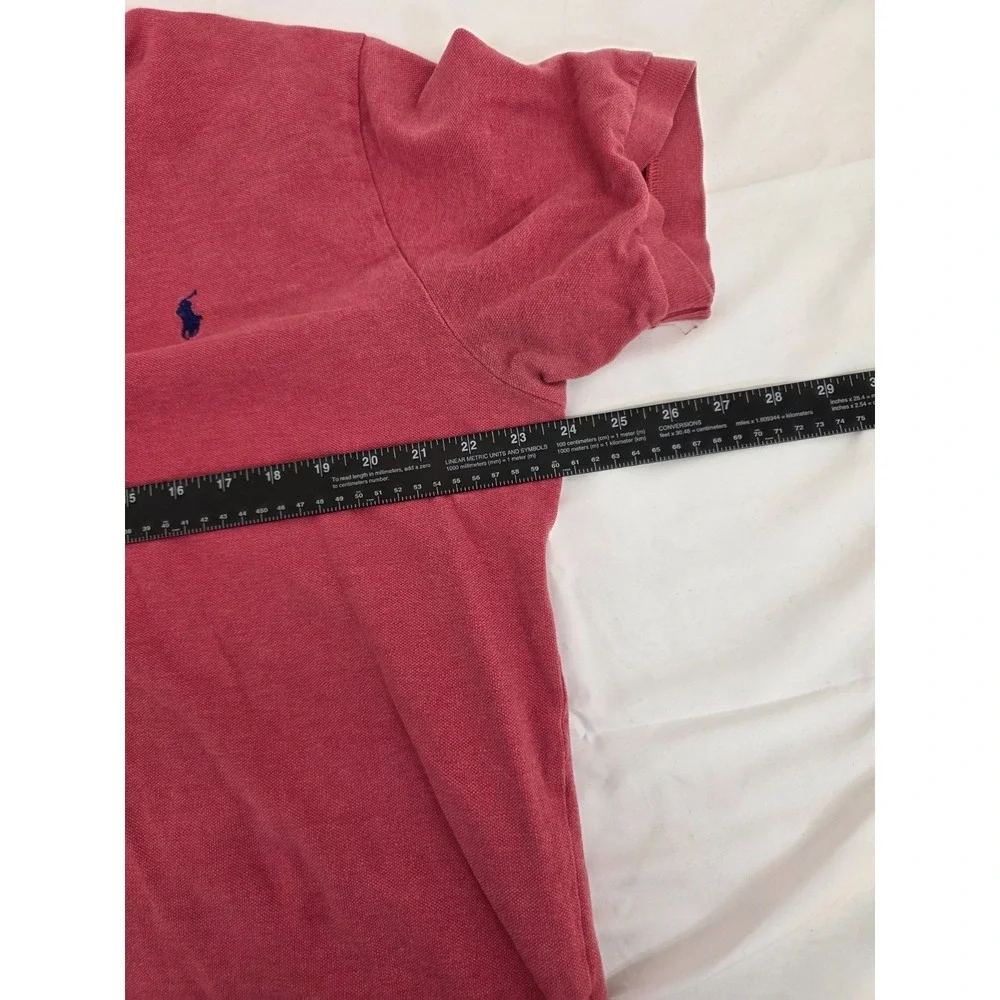 Polo Ralph Lauren Mens XL Red Pique Short Sleeve Pony‎ Logo Polo Shirt